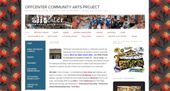 Desktop Screenshot of offcenterarts.org