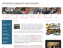 Tablet Screenshot of offcenterarts.org